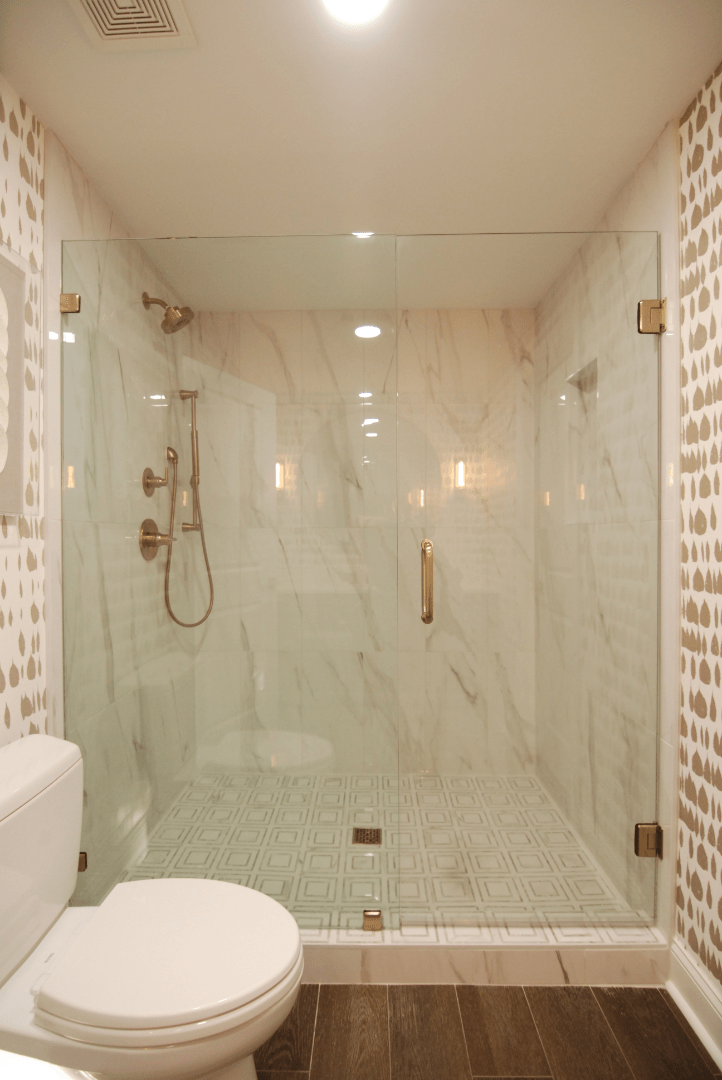 This is Brushed Bronze hardware which matches Delta's Champagne Bronze fixtures!