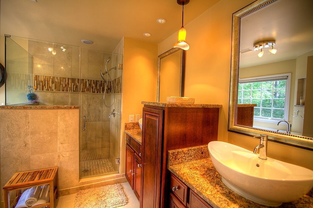 Master Bath Glass Shower