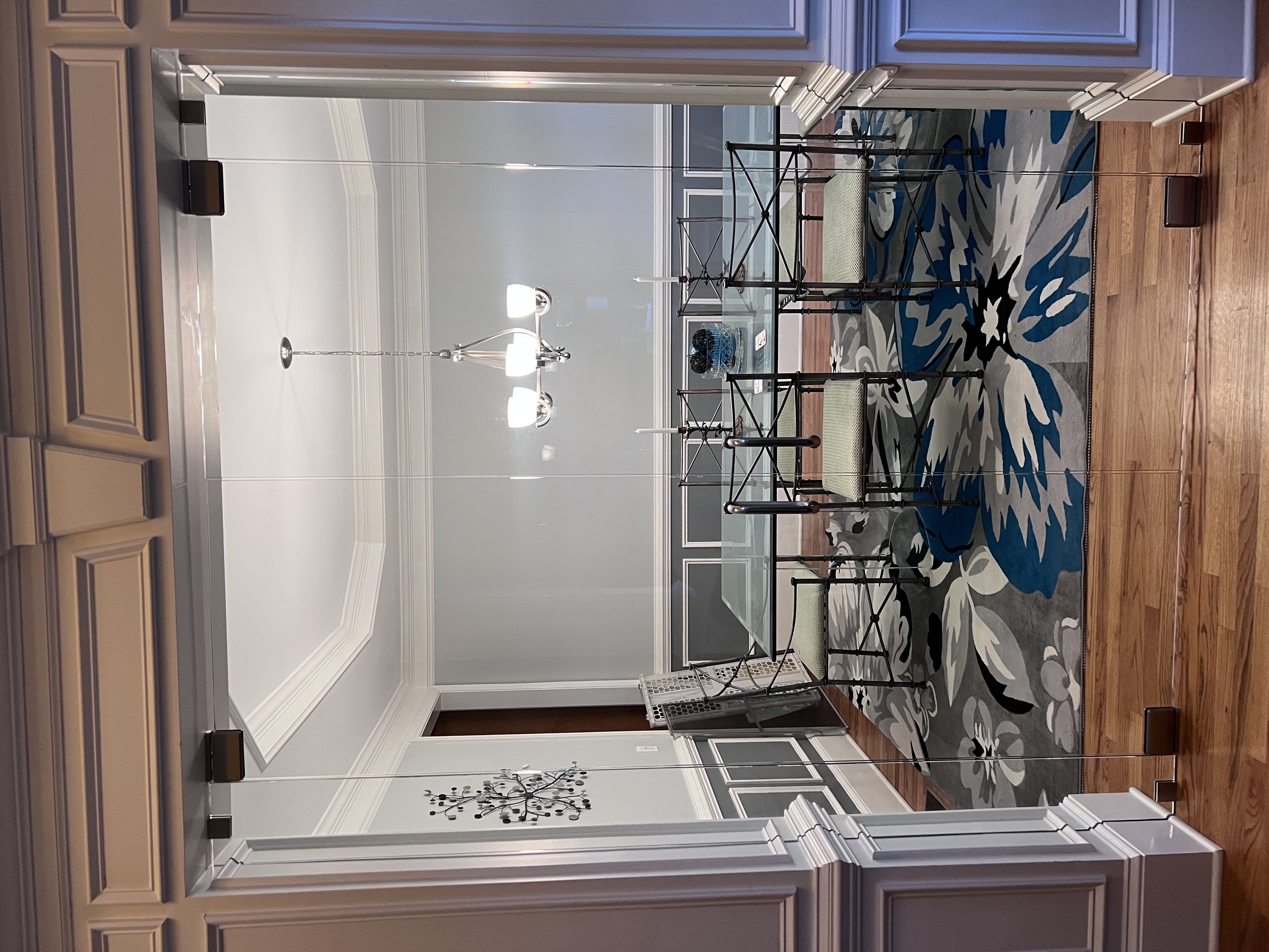 This room partition is a great way to curb noise and partition off an office space or dining area!